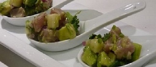 Ceviche de Atún con Palta y Cilantro