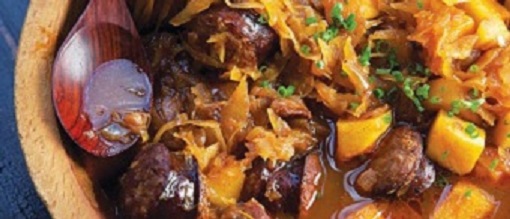 Polish Pork and Sauerkraut Stew (Bigos)