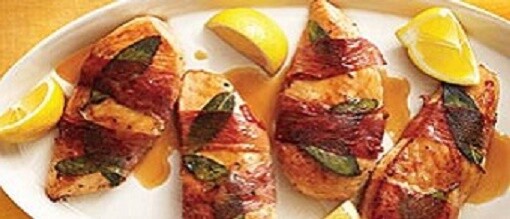 Pollo saltimbocca limonado