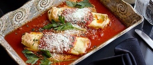 Crespelle con ricotta y marinara