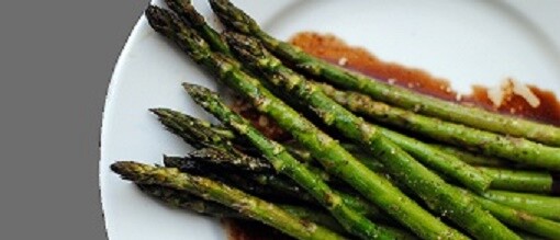 Roasted Asparagus with Balsamic Browned Butter