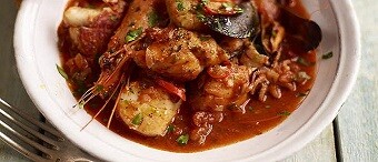 Tuscan Seafood Stew (Cacciucco)