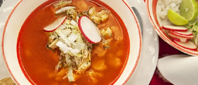 Chicken Pozole with Avocados and Lime