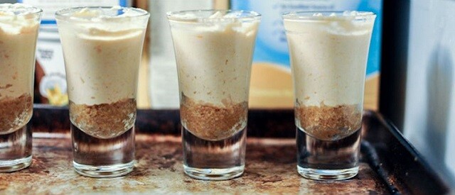 No Bake Sweet Potato Cheesecake Shooters