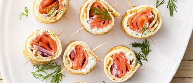 Smoked Salmon Crepes