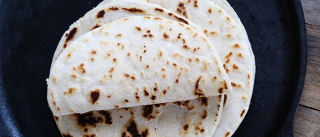 Tortillas de harina mexicana paleo