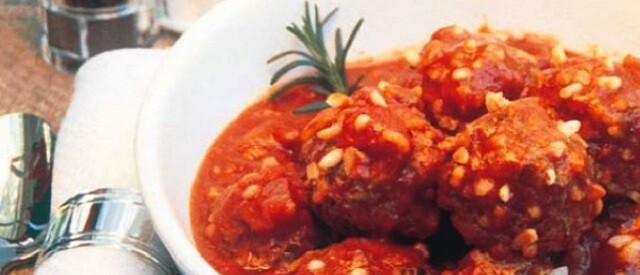 Albóndigas puerco espín italianas