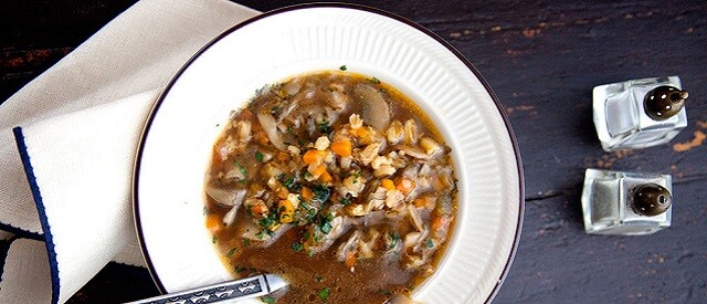 Mushroom and Barley Soup